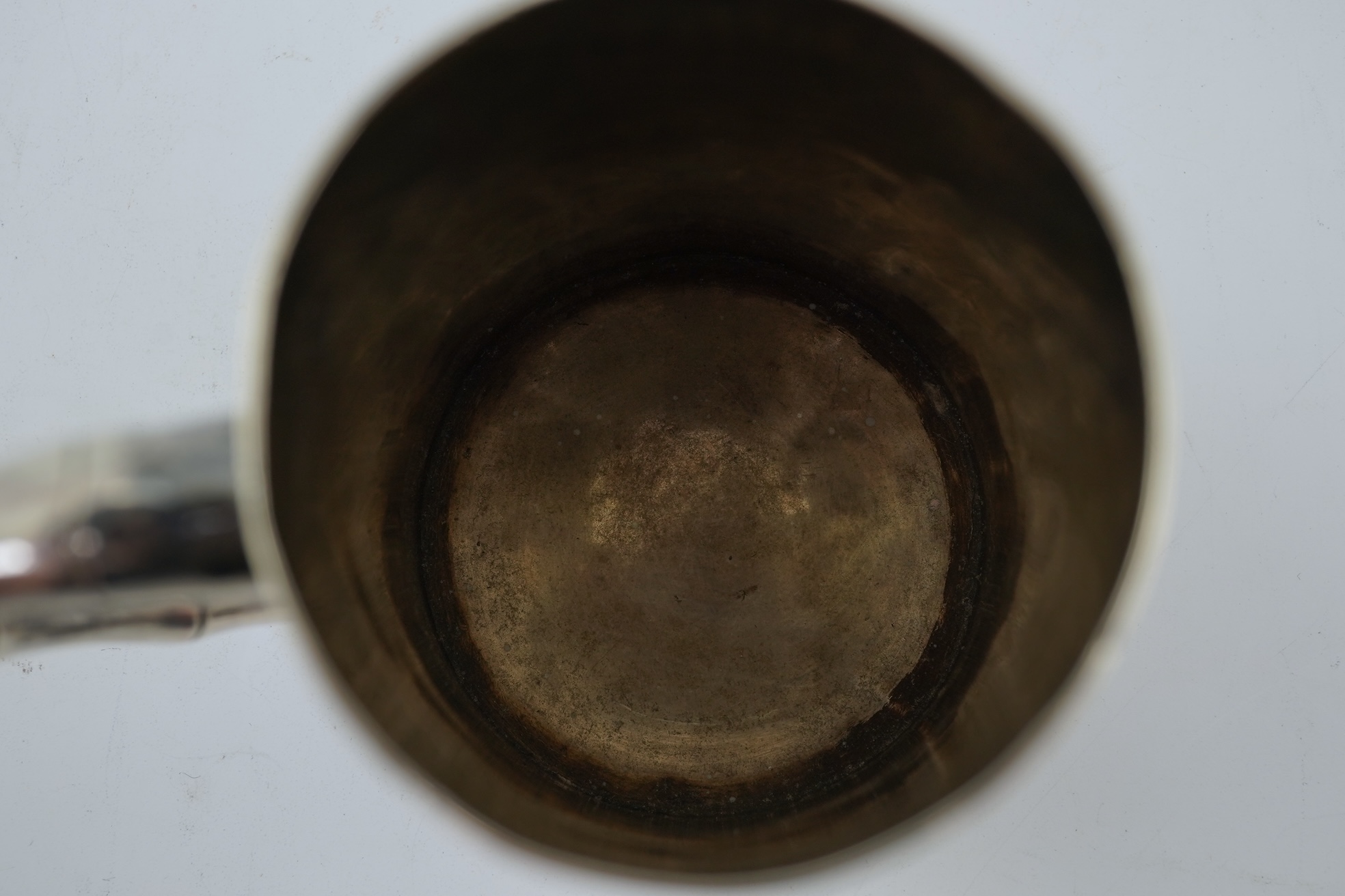 A late 19th/early 20th century Chinese Export silver small mug, by Wang Hing, Hong Kong